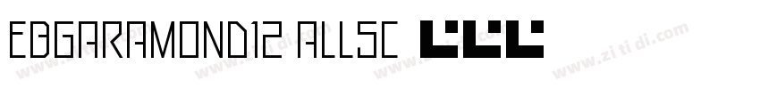 ebgaramond12 allsc字体转换